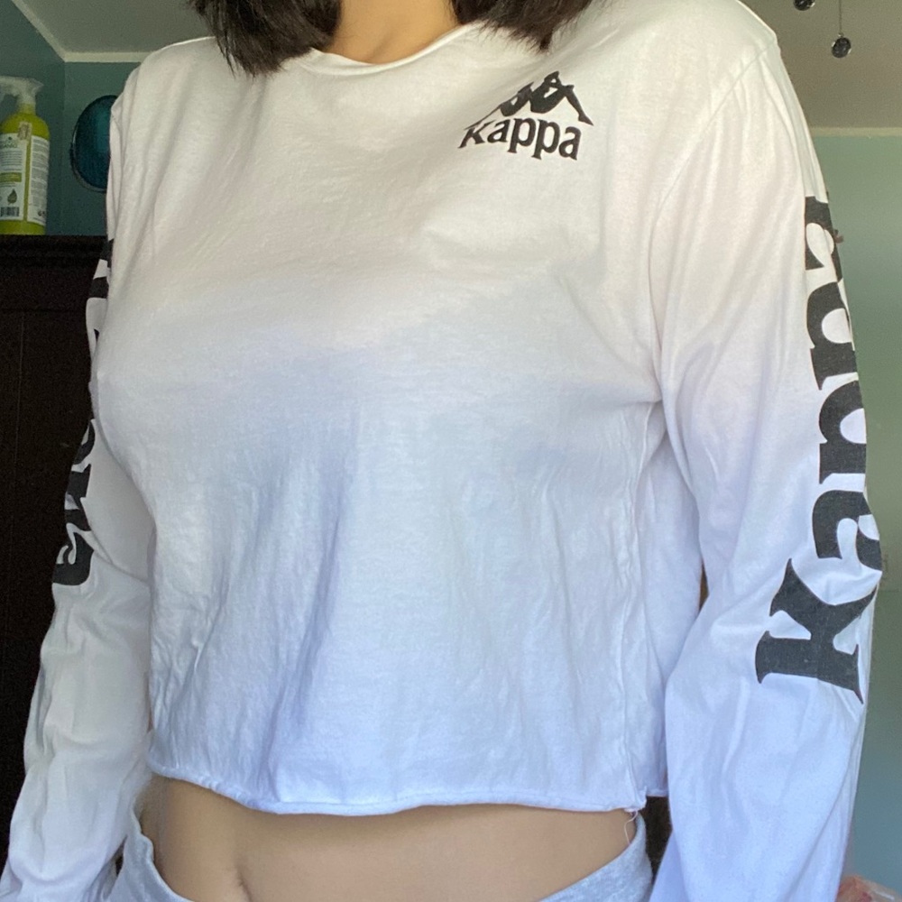 Cropped kappa tee